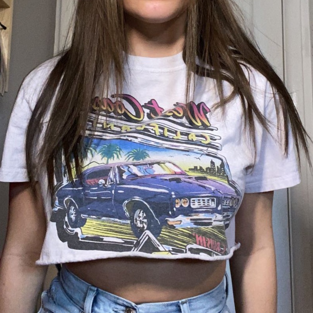 John Galt West Coast cropped tee